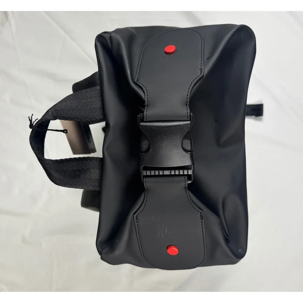 Hunter‎ Original Top Clip Backpack Black Rubberized Water Resistant Bag NEW